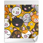 Cats pattern Canvas 16  x 20   15.75 x19.29  Canvas - 1