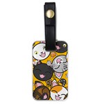 Cats pattern Luggage Tags (One Side)  Front