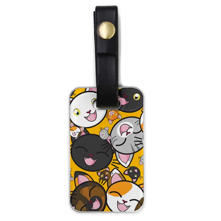 Cats pattern Luggage Tags (One Side) 