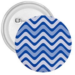 Waves Wavy Lines Pattern Design 3  Buttons by Amaryn4rt