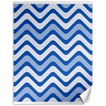 Waves Wavy Lines Pattern Design Canvas 12  x 16   11.86 x15.41  Canvas - 1