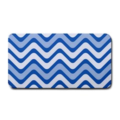 Waves Wavy Lines Pattern Design Medium Bar Mats by Amaryn4rt