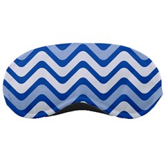 Waves Wavy Lines Pattern Design Sleeping Masks by Amaryn4rt