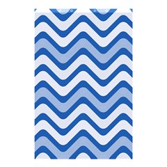 Waves Wavy Lines Pattern Design Shower Curtain 48  X 72  (small)  by Amaryn4rt