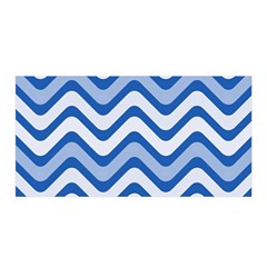 Waves Wavy Lines Pattern Design Satin Wrap by Amaryn4rt