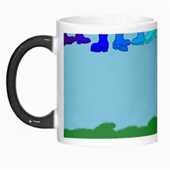 Welly Boot Rainbow Clothesline Morph Mugs by Amaryn4rt