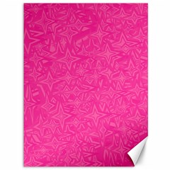 Geometric Pattern Wallpaper Pink Canvas 36  X 48   by Amaryn4rt