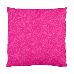 Geometric Pattern Wallpaper Pink Standard Cushion Case (one Side) by Amaryn4rt