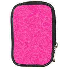 Geometric Pattern Wallpaper Pink Compact Camera Cases by Amaryn4rt