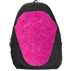 Geometric Pattern Wallpaper Pink Backpack Bag by Amaryn4rt