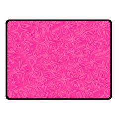 Geometric Pattern Wallpaper Pink Double Sided Fleece Blanket (small)  by Amaryn4rt