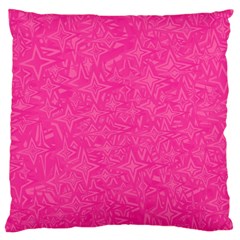 Geometric Pattern Wallpaper Pink Standard Flano Cushion Case (two Sides) by Amaryn4rt