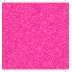 Geometric Pattern Wallpaper Pink Large Satin Scarf (square) by Amaryn4rt