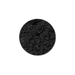 Black Rectangle Wallpaper Grey Golf Ball Marker (10 Pack) by Amaryn4rt