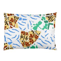 Broken Tile Texture Background Pillow Case by Amaryn4rt