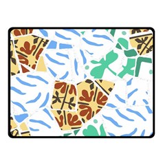 Broken Tile Texture Background Fleece Blanket (small) by Amaryn4rt