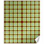 Geometric Tartan Pattern Square Canvas 20  x 24   19.57 x23.15  Canvas - 1