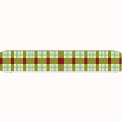 Geometric Tartan Pattern Square Small Bar Mats by Amaryn4rt