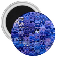 Background Texture Pattern Colorful 3  Magnets by Amaryn4rt