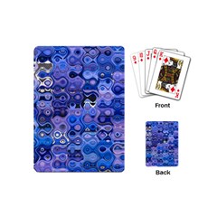 Background Texture Pattern Colorful Playing Cards (mini)  by Amaryn4rt