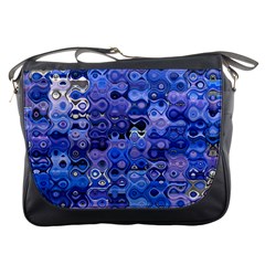 Background Texture Pattern Colorful Messenger Bags by Amaryn4rt