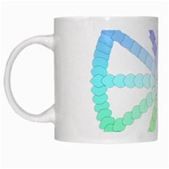 Polygon Evolution Wheel Geometry White Mugs by Amaryn4rt