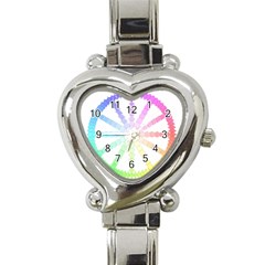 Polygon Evolution Wheel Geometry Heart Italian Charm Watch by Amaryn4rt