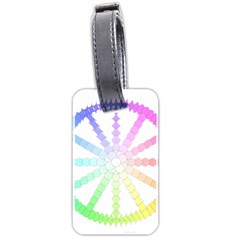 Polygon Evolution Wheel Geometry Luggage Tags (two Sides) by Amaryn4rt