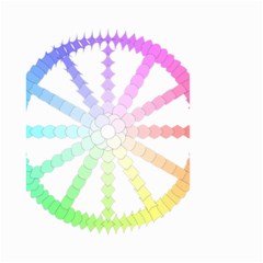 Polygon Evolution Wheel Geometry Small Garden Flag (two Sides) by Amaryn4rt