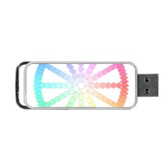 Polygon Evolution Wheel Geometry Portable Usb Flash (two Sides) by Amaryn4rt