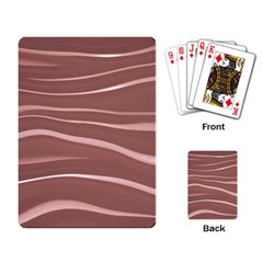 Lines Swinging Texture Background Playing Card by Amaryn4rt