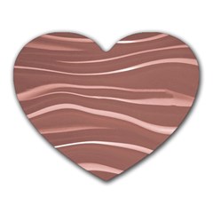 Lines Swinging Texture Background Heart Mousepads by Amaryn4rt