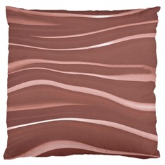 Lines Swinging Texture Background Large Cushion Case (two Sides) by Amaryn4rt