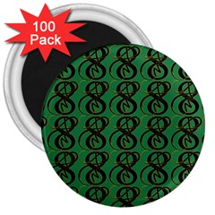 Abstract Pattern Graphic Lines 3  Magnets (100 Pack) by Amaryn4rt