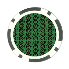 Abstract Pattern Graphic Lines Poker Chip Card Guard by Amaryn4rt