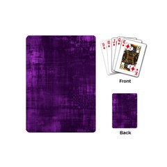 Background Wallpaper Paint Lines Playing Cards (mini)  by Amaryn4rt