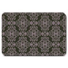 Line Geometry Pattern Geometric Large Doormat  by Amaryn4rt