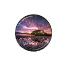 Landscape Reflection Waves Ripples Hat Clip Ball Marker (4 Pack) by Amaryn4rt