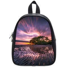 Landscape Reflection Waves Ripples School Bags (small)  by Amaryn4rt