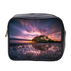 Landscape Reflection Waves Ripples Mini Toiletries Bag 2-side by Amaryn4rt