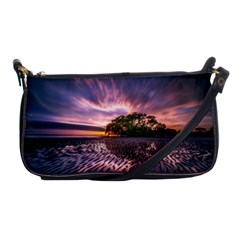 Landscape Reflection Waves Ripples Shoulder Clutch Bags by Amaryn4rt