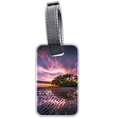 Landscape Reflection Waves Ripples Luggage Tags (two Sides) by Amaryn4rt