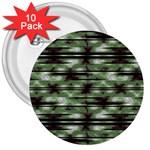 Stripes Camo Pattern Print 3  Buttons (10 pack)  Front