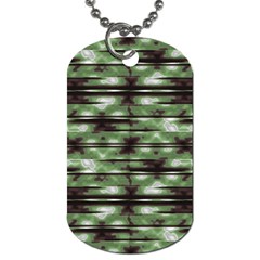 Stripes Camo Pattern Print Dog Tag (one Side) by dflcprints