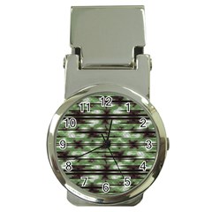 Stripes Camo Pattern Print Money Clip Watches by dflcprints