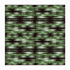 Stripes Camo Pattern Print Medium Glasses Cloth by dflcprints