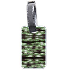 Stripes Camo Pattern Print Luggage Tags (two Sides) by dflcprints