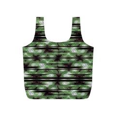 Stripes Camo Pattern Print Full Print Recycle Bags (s)  by dflcprints