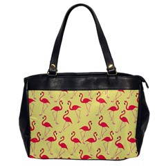 Flamingo Pattern Office Handbags by Valentinaart