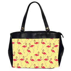 Flamingo Pattern Office Handbags (2 Sides)  by Valentinaart